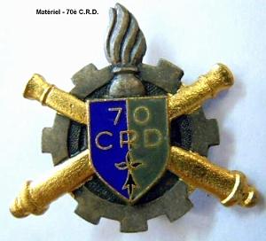 Materiel 70e CRD